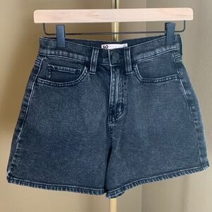 SO black denim shorts‎ Super High Rise Boyfriend 90s size 25